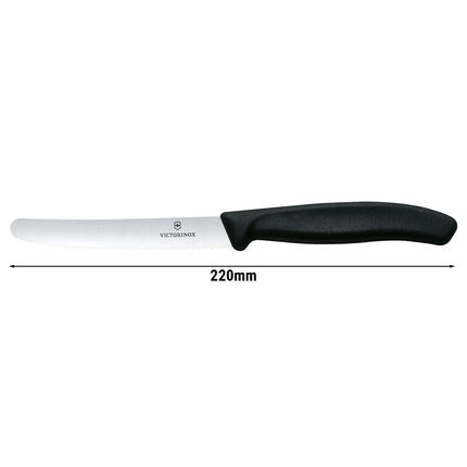 VICTORINOX | Swiss Classic Tomato & Table Knife – 110 mm extra‑sharp serrated edge