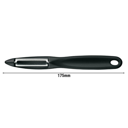 VICTORINOX | Universal peeler with serrated blade - Black