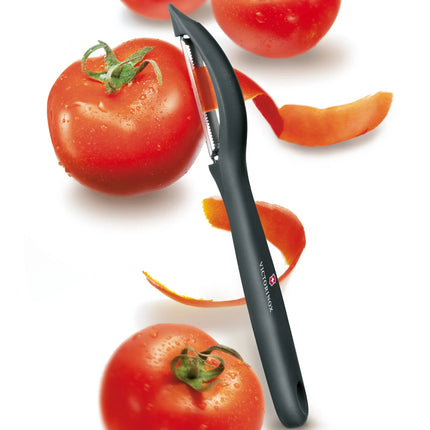 VICTORINOX | Universal peeler with serrated blade - Black