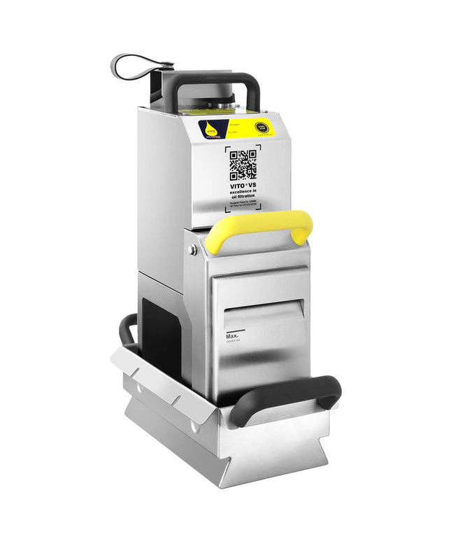 VITO | Commercial Portable Fryer Oil Filter – 40 L/min Auto Filtration – for fryers up to 12 L