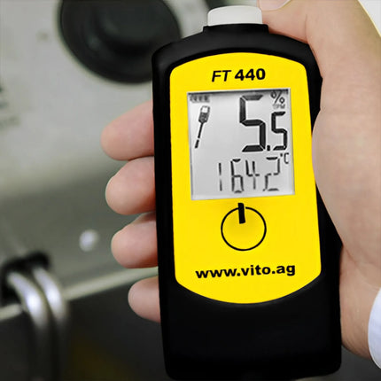 VITO | Cooking Oil Tester TPM Meter - Tri‑colour alarm - Temperature + TPM - For deep fryers