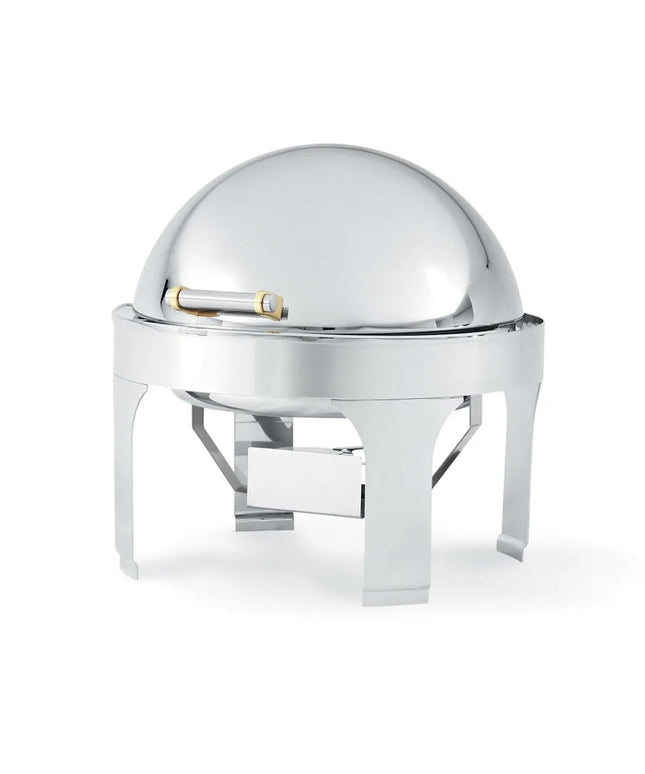 Vollrath 46265 Round Chafer w/ Roll-Top Lid & Chafing Fuel Heat