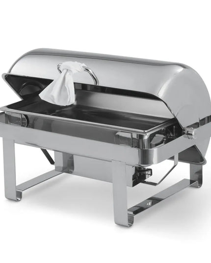 Vollrath 46350 Full Size Chafer w/ Roll-top Lid & Chafing Fuel Heat