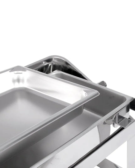 Vollrath 46350 Full Size Chafer w/ Roll-top Lid & Chafing Fuel Heat