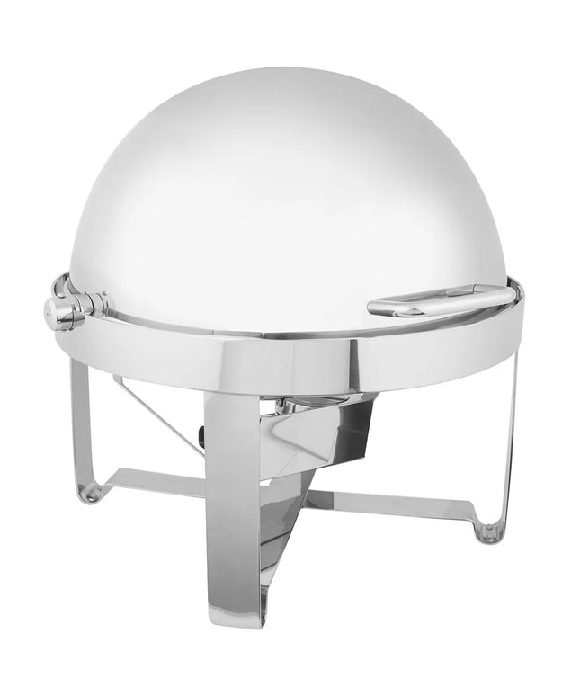 Vollrath 46360 6 qt. Round Chafer w/Roll-top Lid & Chafing Fuel Heat