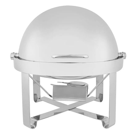 Vollrath 46360 6 qt. Round Chafer w/Roll-top Lid & Chafing Fuel Heat