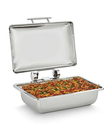 Vollrath 4644015 8 3/10 qt FullSize Induction Chafer w/ Solid Lid, Stainless