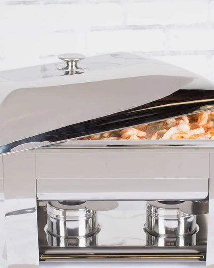 Vollrath 46518 Full Size Chafer w/ Lift-off Lid & Chafing Fuel Heat