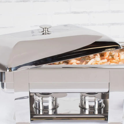 Vollrath 46518 Full Size Chafer w/ Lift-off Lid & Chafing Fuel Heat