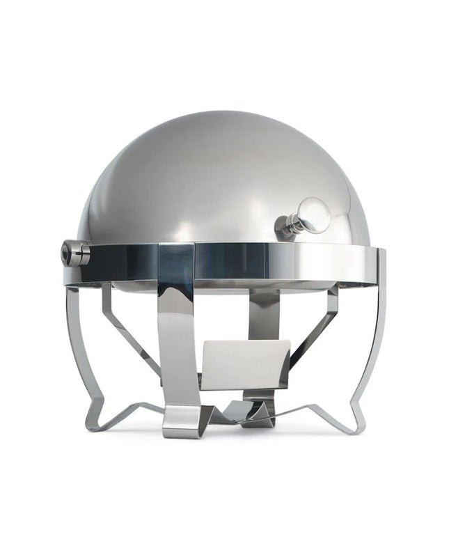 Vollrath 46530 6 qt. Round Chafer w/Roll-top Lid & Chafing Fuel Heat