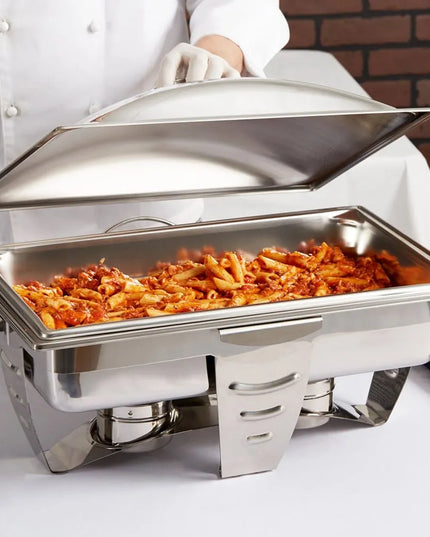 Vollrath 49520 Full Size Chafer w/ Lift-off Lid & Chafing Fuel Heat