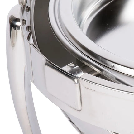 Vollrath T3605 Round Chafer w/ Roll-Top Lid & Chafing Fuel Heat