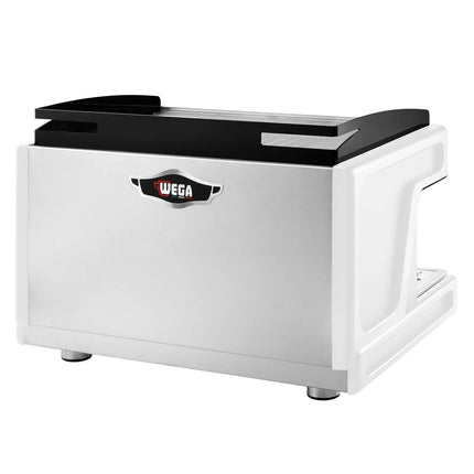 WEGA | Airy – Commercial 2-Group Espresso Machine – 3.85 kW – with 2 Steam Wands & Hot Water – White