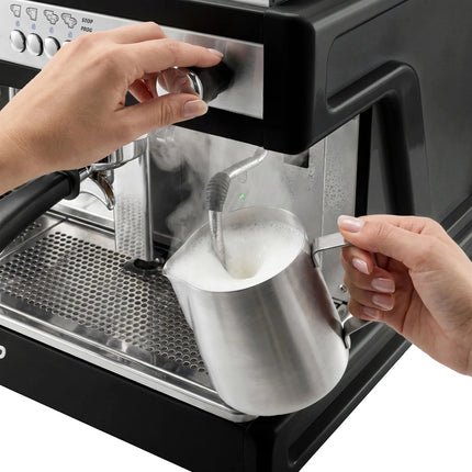 WEGA | Airy – Commercial 3-Group Espresso Machine – 5.6 kW – with 2 Steam Wands & Hot Water – Black