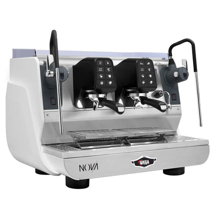 WEGA | Commercial 2-Group Espresso Machine – 2 Steam Wands & Hot Water – Touchscreen