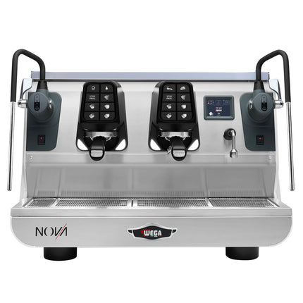 WEGA | Commercial 2-Group Espresso Machine – 2 Steam Wands & Hot Water – Touchscreen