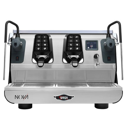 WEGA | Commercial 2-Group Espresso Machine – 2 Steam Wands & Hot Water – Touchscreen