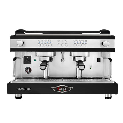 WEGA | Commercial 2-Group Espresso Machine – Steam Wand & Hot Water