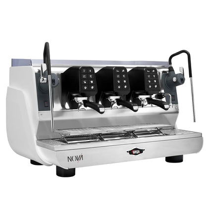 WEGA | Commercial 3-Group Espresso Machine – 2 Steam Wands & Hot Water – Touchscreen