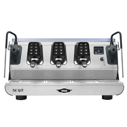 WEGA | Commercial 3-Group Espresso Machine – 2 Steam Wands & Hot Water – Touchscreen