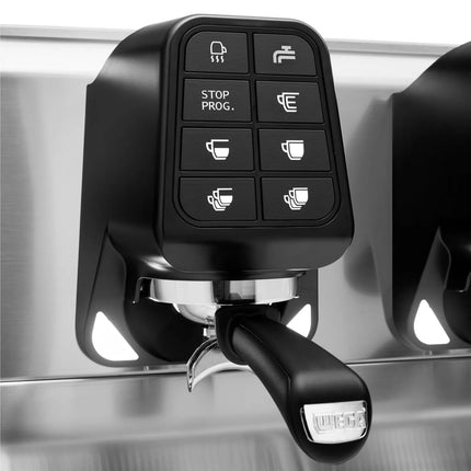 WEGA | Commercial 3-Group Espresso Machine – 2 Steam Wands & Hot Water – Touchscreen