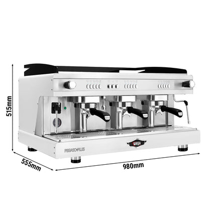 WEGA | Commercial 3-Group Espresso Machine – Steam Wand & Hot Water