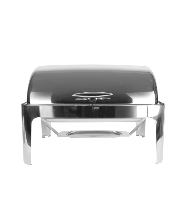 Winco 601 Full Size Chafer w/ Roll-top Lid & Chafing Fuel Heat