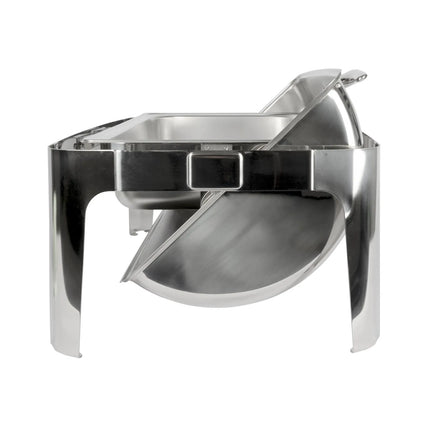 Winco 601 Full Size Chafer w/ Roll-top Lid & Chafing Fuel Heat
