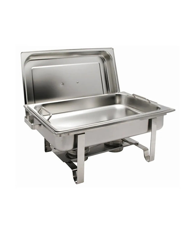 Winco C-2080B Full Size Chafer w/ Hinged Lid & Chafing Fuel Heat
