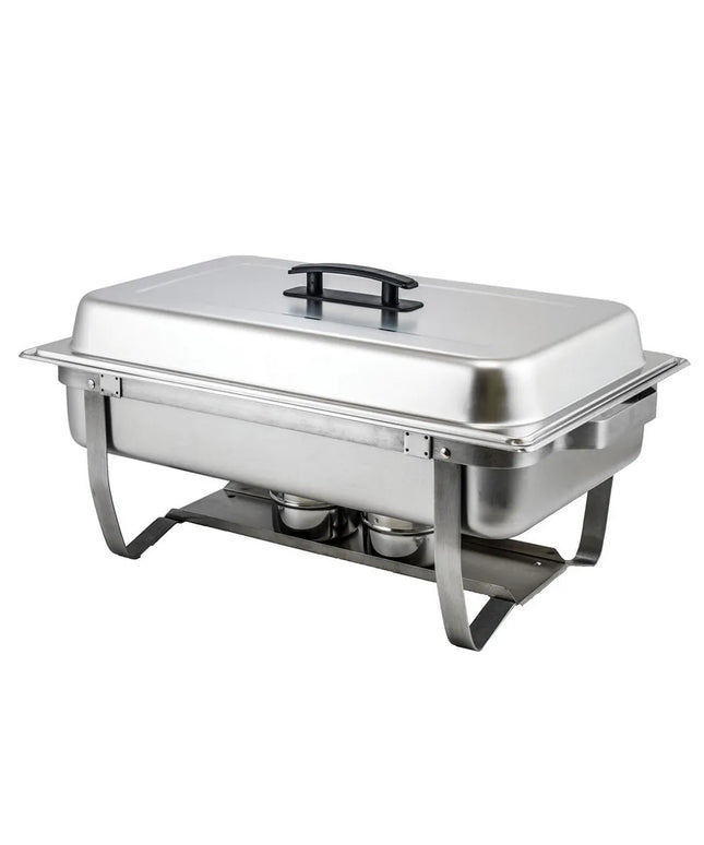 Winco C-4080 Full Size Chafer w/ Hinged Lid & Chafing Fuel Heat