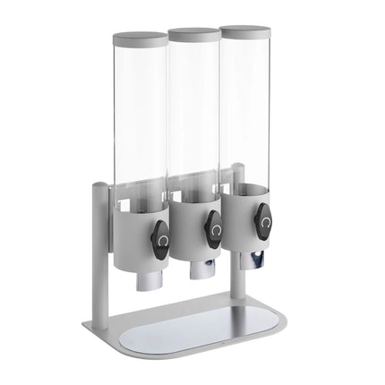 WMF | Basic Snack & Cereal Dispenser – Grey - Cromargan Stainless Steel & PMMA