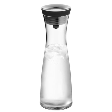 WMF | Basic Water Carafe & Pitcher with CloseUp Lid – 1 L - Black