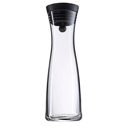 WMF | Basic Water Carafe & Pitcher with CloseUp Lid – 1 L - Black