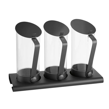 WMF | Commercial Buffet Cereal & Juice Dispenser Set – Dishwasher Safe - Black