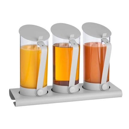 WMF | Commercial Buffet Cereal & Juice Dispenser Set – Dishwasher Safe - Grey