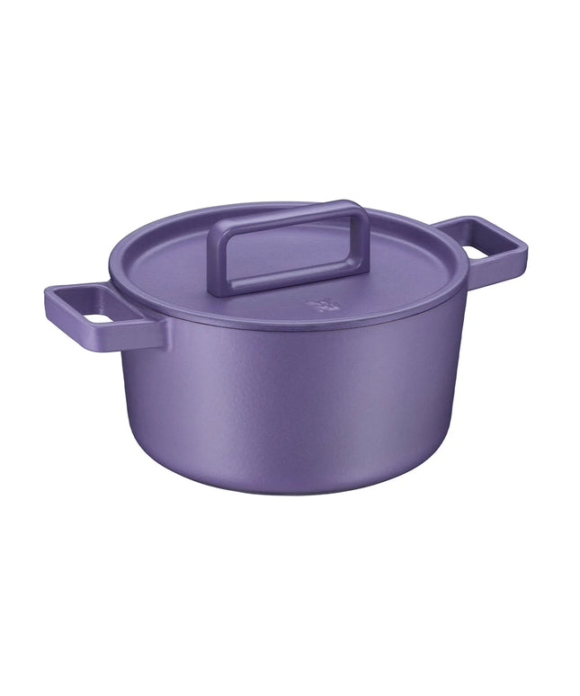 WMF | FLAVOUR - Pot - Ø 240mm - Cast iron - 5.2 liters - incl. lid - Purple