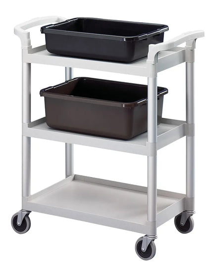 Xe Đẩy Phục Vụ Cambro BC331KD480 3 Tầng Polymer Tải Trọng 136.05 kg Thành Cao