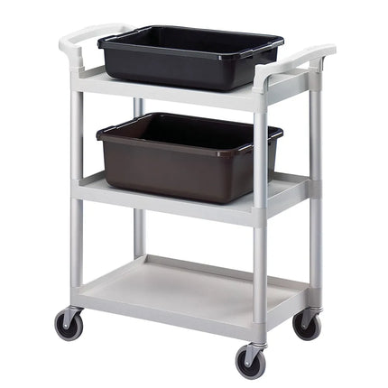 Xe Đẩy Phục Vụ Cambro BC331KD480 3 Tầng Polymer Tải Trọng 136.05 kg Thành Cao