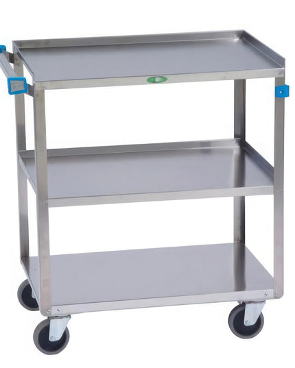 Xe Đẩy Phục Vụ Lakeside 422 3 Tầng Inox Tải Trọng 226.76 kg Thành Cao