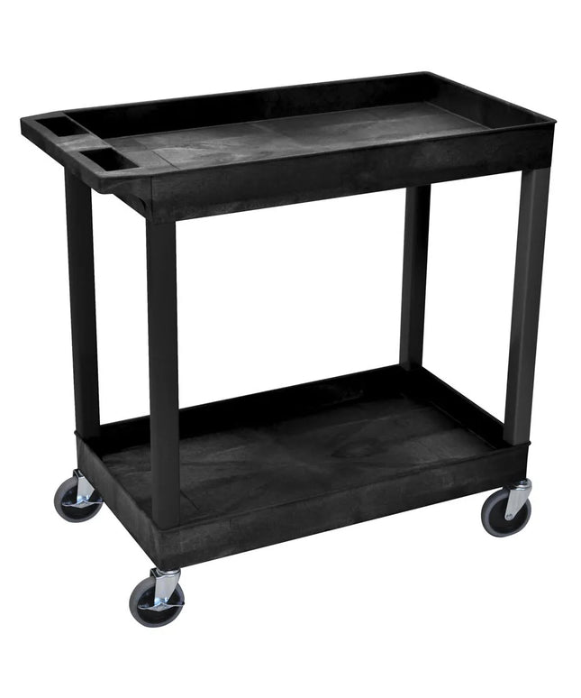 Xe Đẩy Phục Vụ Luxor 2 Tầng Polymer Tải Trọng 181.41 kg Thành Cao (EC11-B)