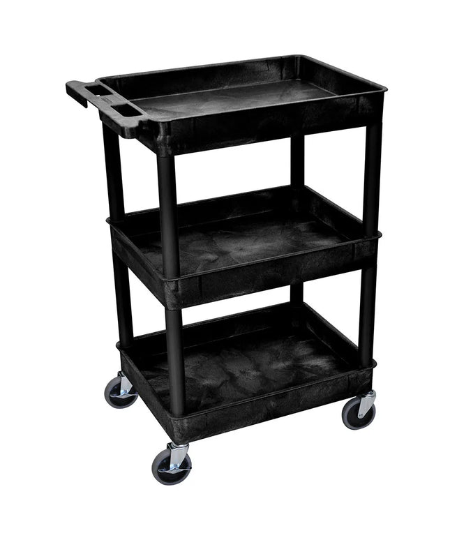 Xe Đẩy Phục Vụ Luxor 3 Tầng Polymer Tải Trọng 136.05 kg Thành Cao (STC111-B)