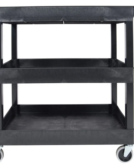 Xe Đẩy Phục Vụ Luxor 3 Tầng Polymer Tải Trọng 181.41 kg Thành Cao (EC111-B)
