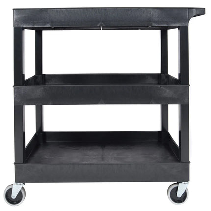 Xe Đẩy Phục Vụ Luxor 3 Tầng Polymer Tải Trọng 181.41 kg Thành Cao (EC111-B)
