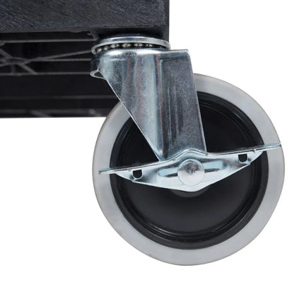 Xe Đẩy Phục Vụ Luxor 3 Tầng Polymer Tải Trọng 181.41 kg Thành Cao (EC111-B)