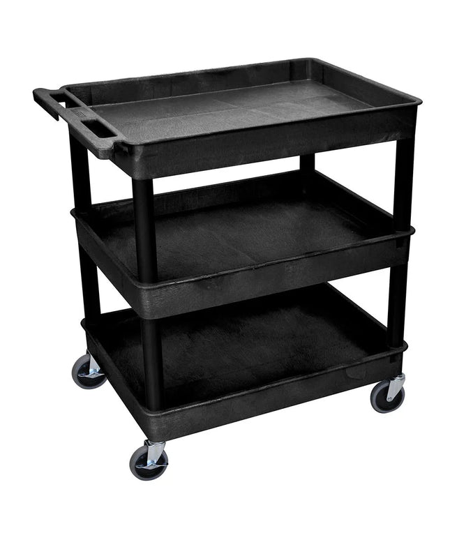 Xe Đẩy Phục Vụ Luxor 3 Tầng Polymer Tải Trọng 181.41 kg Thành Cao (TC111-B)