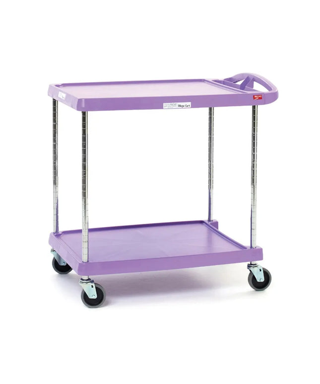 Xe Đẩy Phục Vụ Metro MY2030-24AP 2 Tầng Polymer Tải Trọng 136.05 kg Thành Chống Trượt