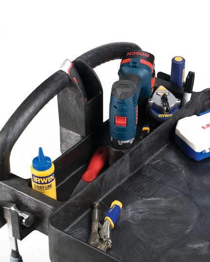 Xe Đẩy Phục Vụ Rubbermaid FG452088BLA 2 Tầng Polymer Tải Trọng 226.76 kg Thành Cao