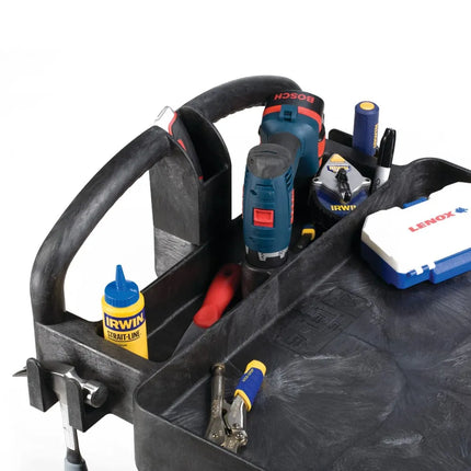 Xe Đẩy Phục Vụ Rubbermaid FG452088BLA 2 Tầng Polymer Tải Trọng 226.76 kg Thành Cao