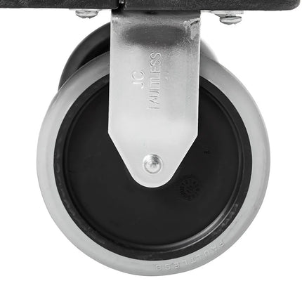 Xe Đẩy Phục Vụ Rubbermaid FG618088 BLA 2 Tầng Polymer Tải Trọng 149.66 kg Thành Phẳng