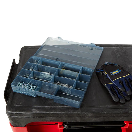 Xe Đẩy Phục Vụ Rubbermaid FG618088 BLA 2 Tầng Polymer Tải Trọng 149.66 kg Thành Phẳng